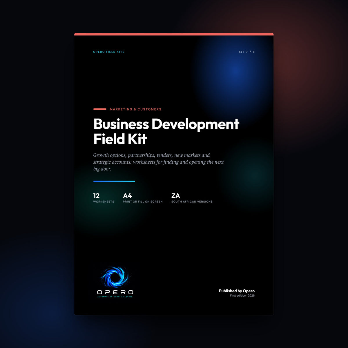 Business Development Field Kit by Opero