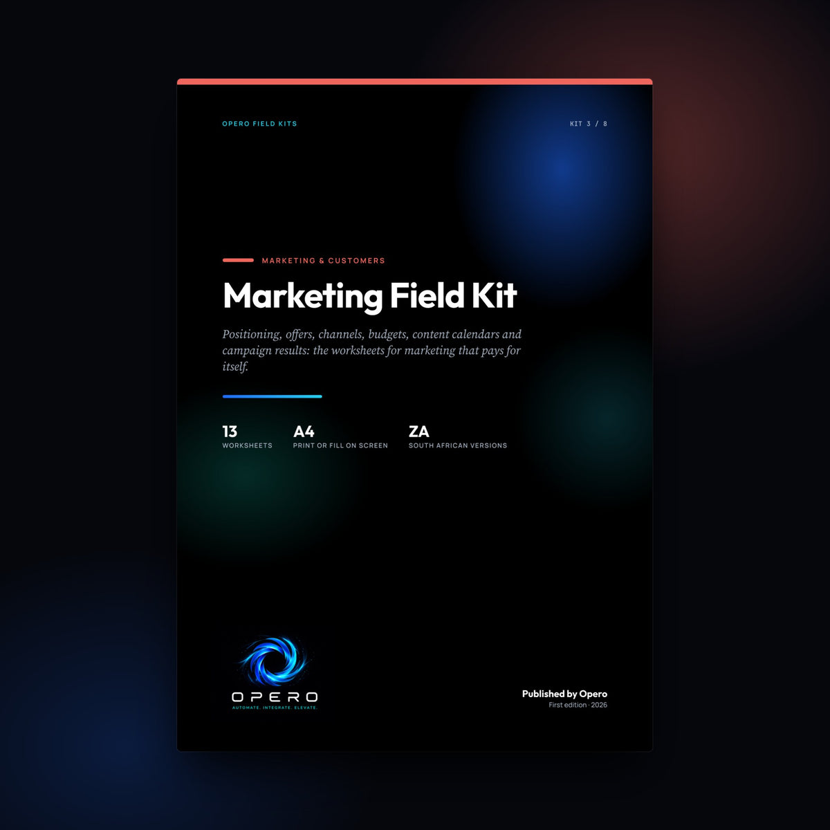 Marketing Field Kit by Opero