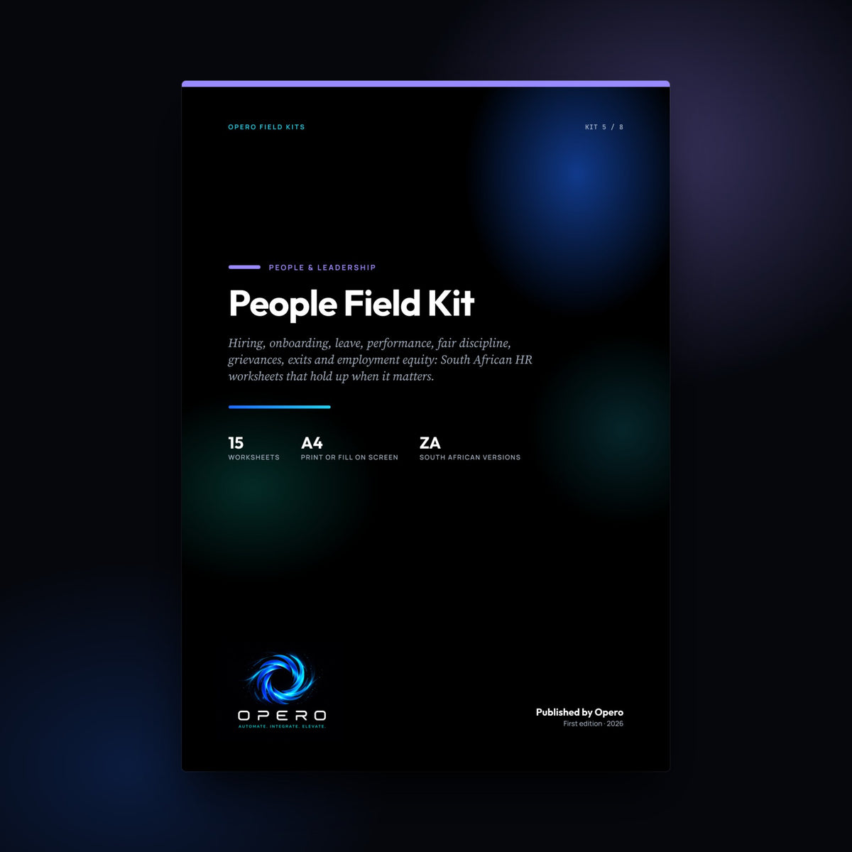 People Field Kit by Opero