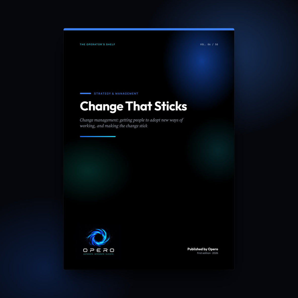 Change That Sticks by Opero