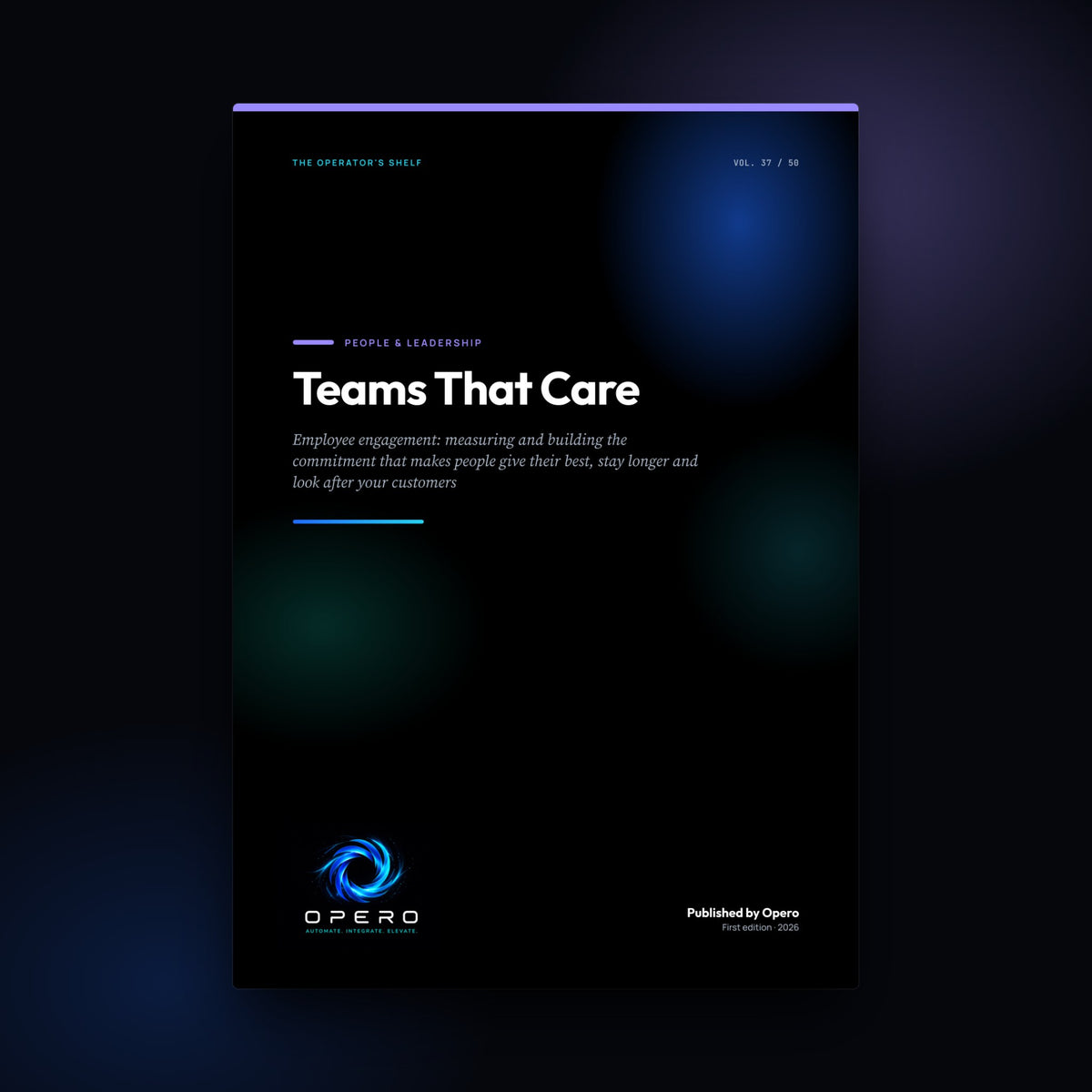 Teams That Care by Opero